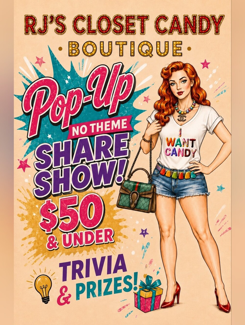 No Theme Share Show- Clean Out Your Closet Time